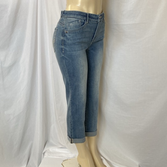 DEMOCRACY Jeans Women’s Tummy Control Size 6 Ankle Cropped Embroidered NWOT - Picture 3 of 8